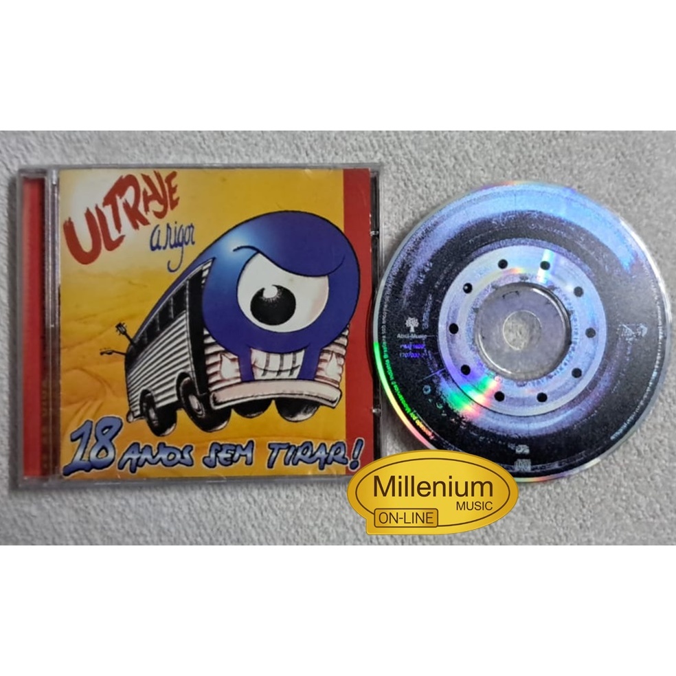 CD Ultraje A Rigor  18 Anos Sem Tirar 1999 Original Gravadora Colecionador Ótimo Estado