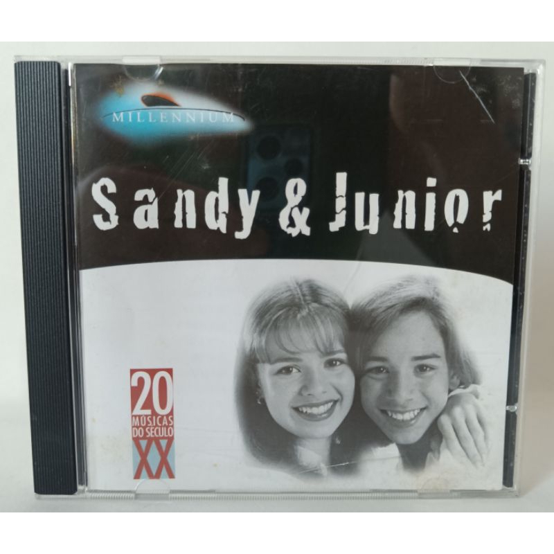 CD Sandy & Junior Millennium 20 músicas do século XX clássico colecionador