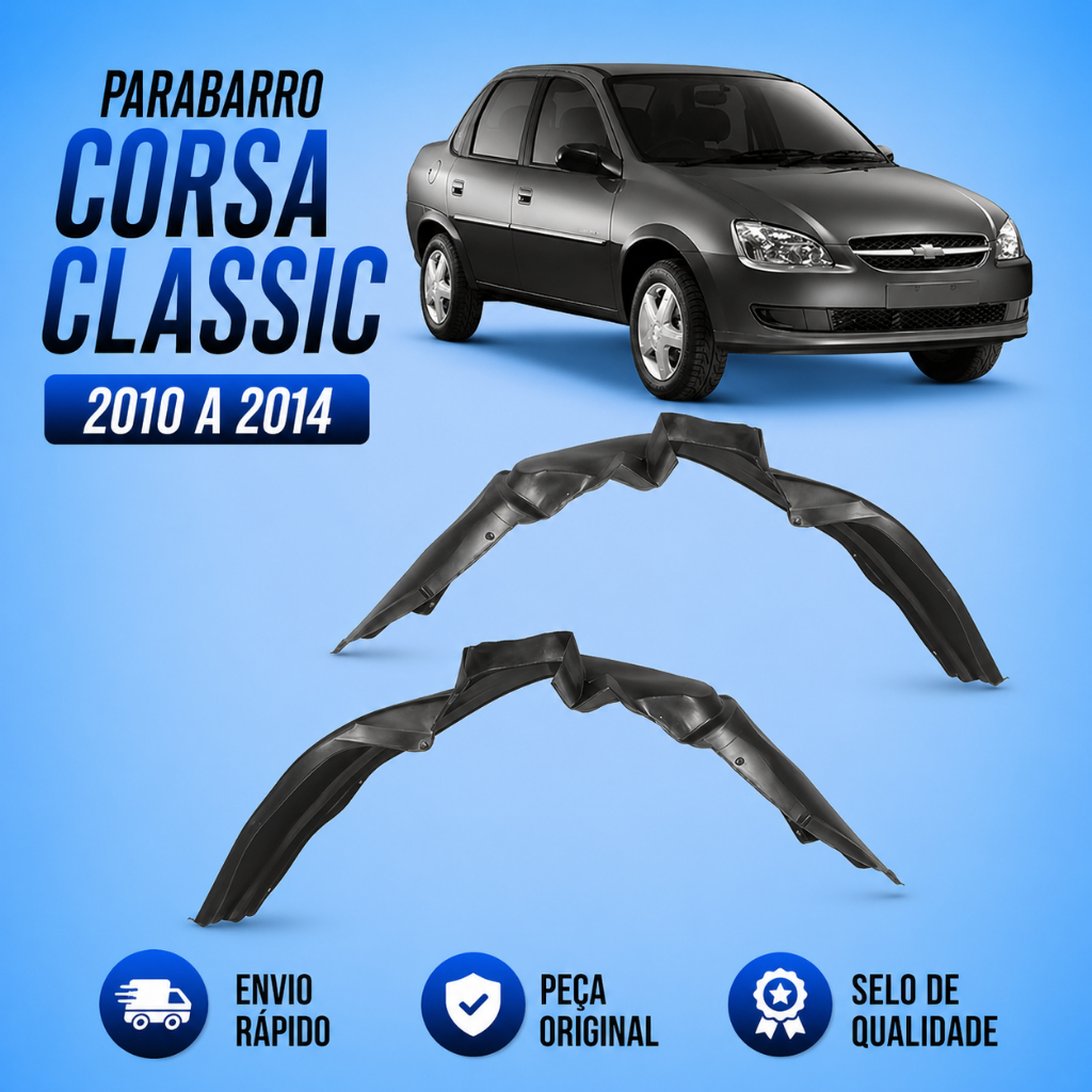 Parabarro Corsa Classic ANO 2010 2011 2012 2013 2014 Chrevrolet