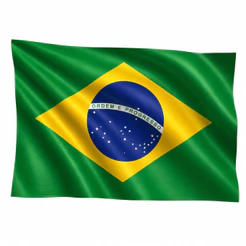 Bandeira do Brasil Nacional 1,50m x 1,00m Sem Costura Tecido Leve Decoração Eventos