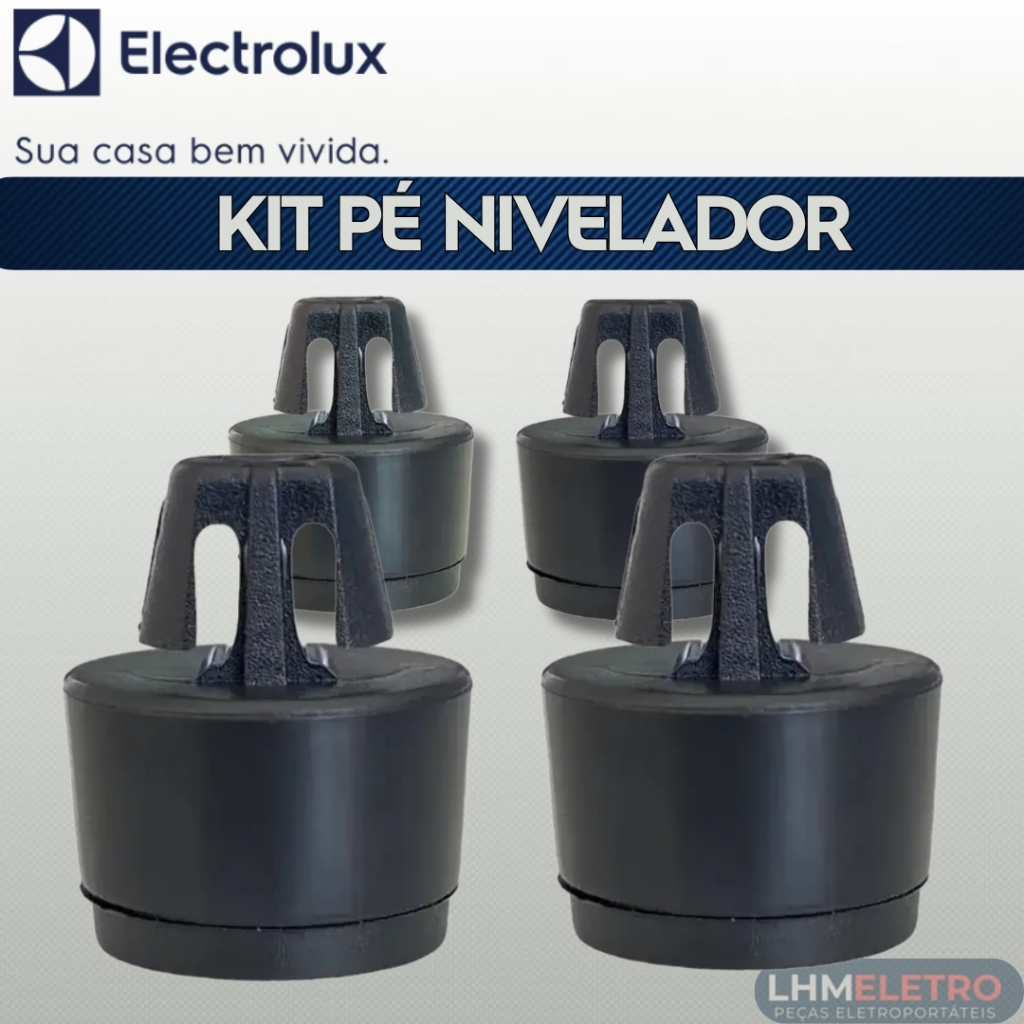 Pézinho Microondas Electrolux MEC41 MEF41 ME28S ME36S A08259501 Kit 4 unidades