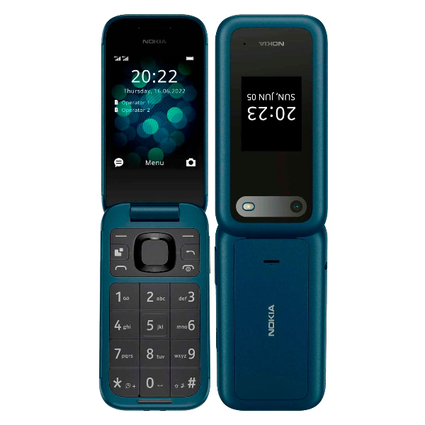 Celular para idoso Nokia 2660 Flip TA-1474 / 4G / 48MB / 128MB / 2.8'' / Dual SIM -FAVOR LER O ANUNCIO ANTES DA COMPRA