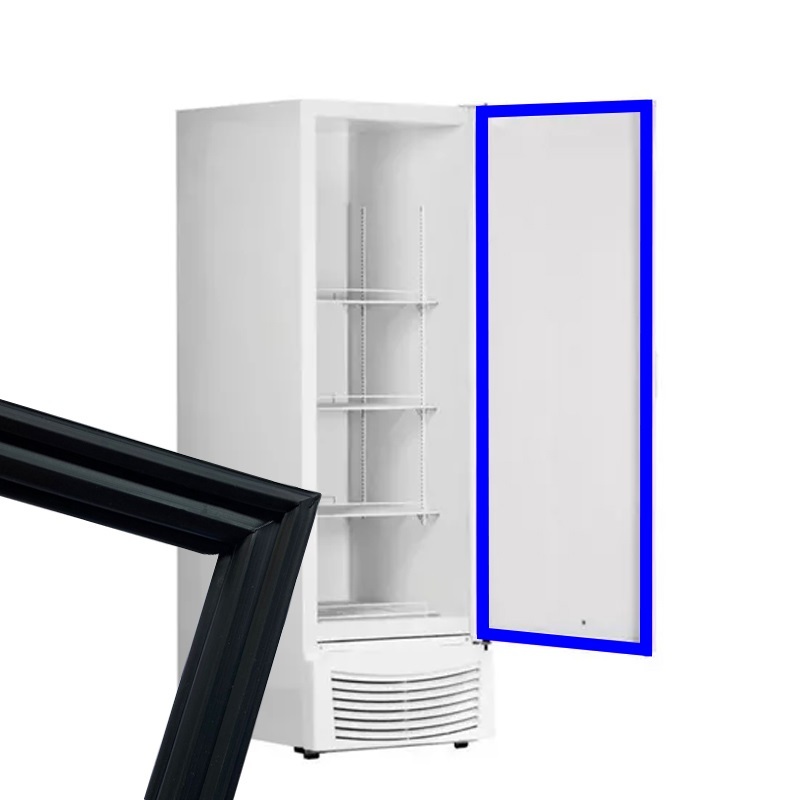 Borracha Vedação Porta Unica Geladeira Para Marca Metalfrio VB52 VB65 VN50 Medidas 64x143cm