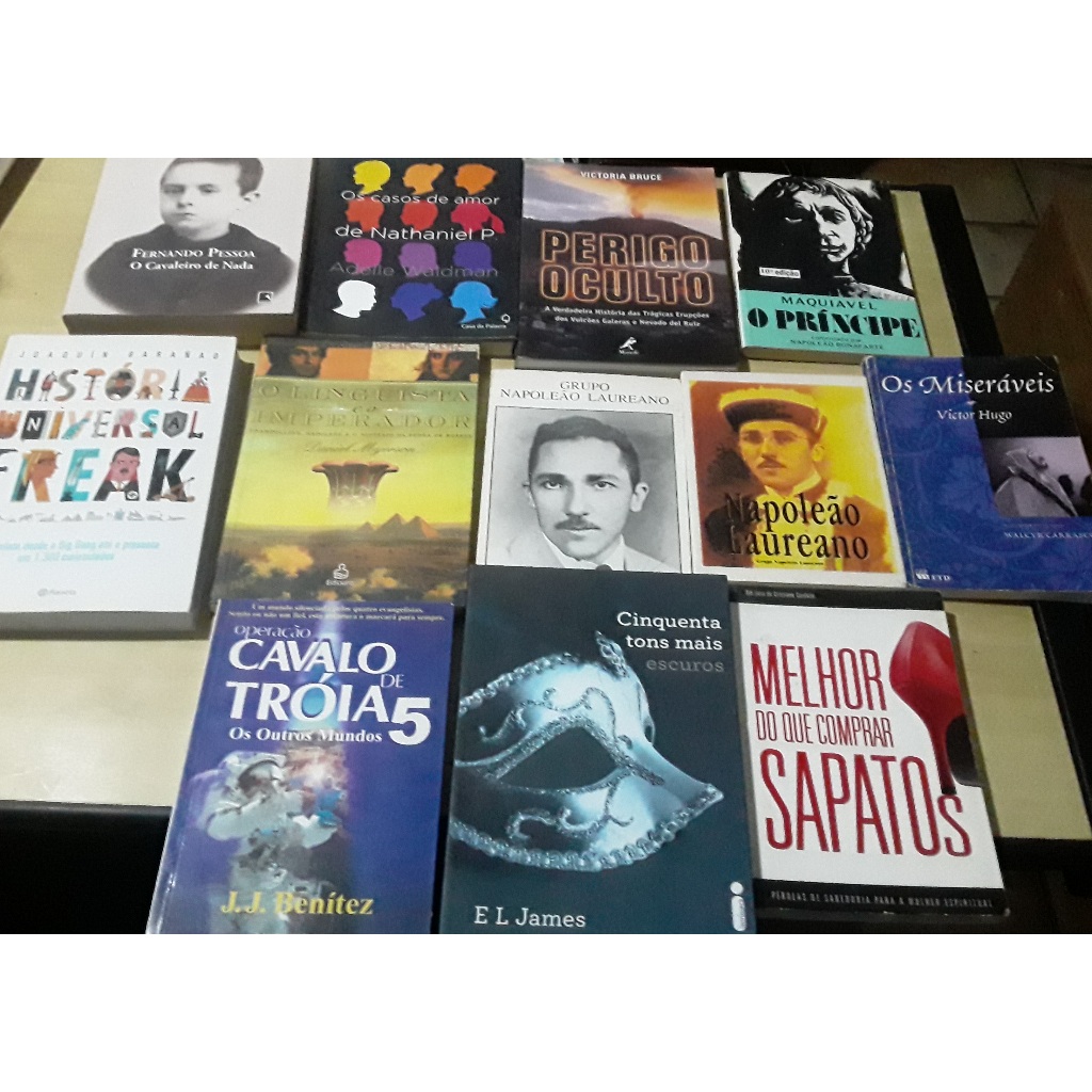 Livros O príncipe + Perigo Oculto + Os miseráveis + Diversos - 12 volumes