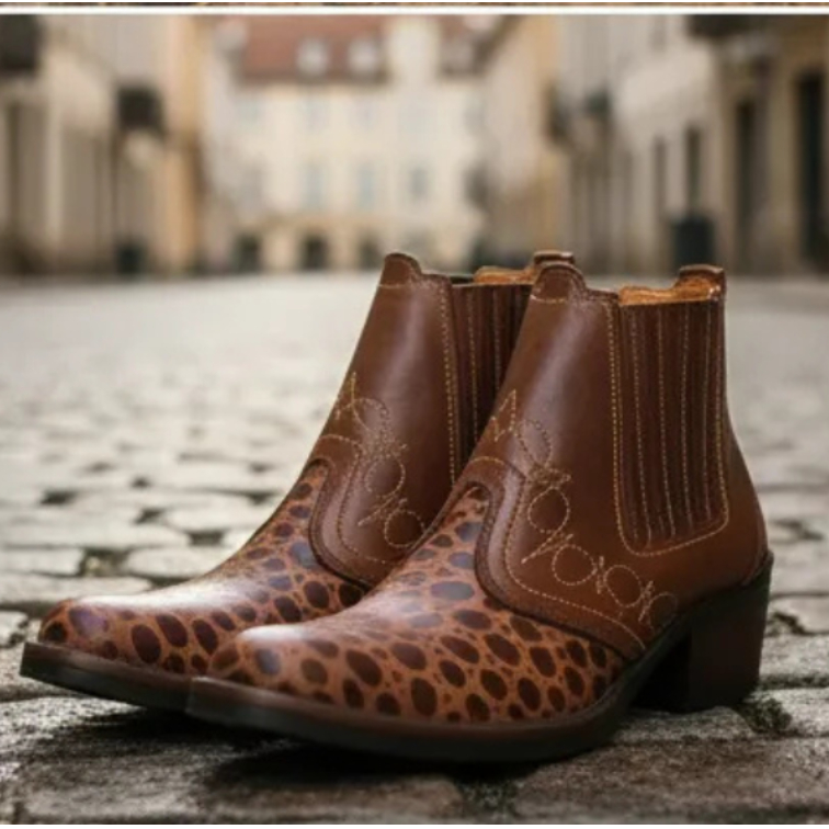 Bota Country Texana 2 Duas Cores Masculina Feminina Unissex Botina Couro Legitimo Sola Costurad 3736