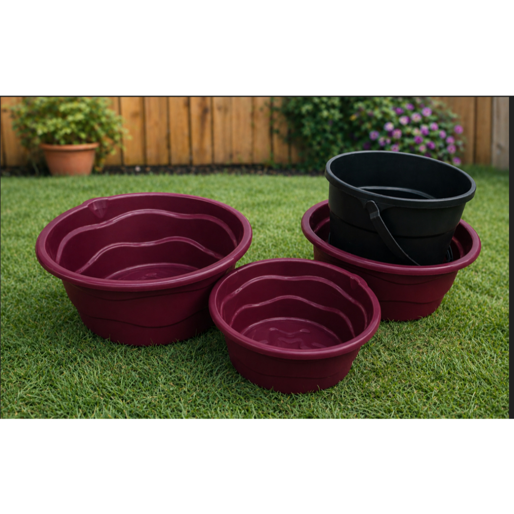 Kit Bacias Plastico Resistente Limpeza Cores Tamanhos