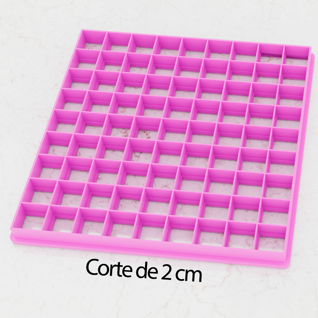 Placa de Corte Croccantini para Cortadores de Biscoito e Pasta Americana