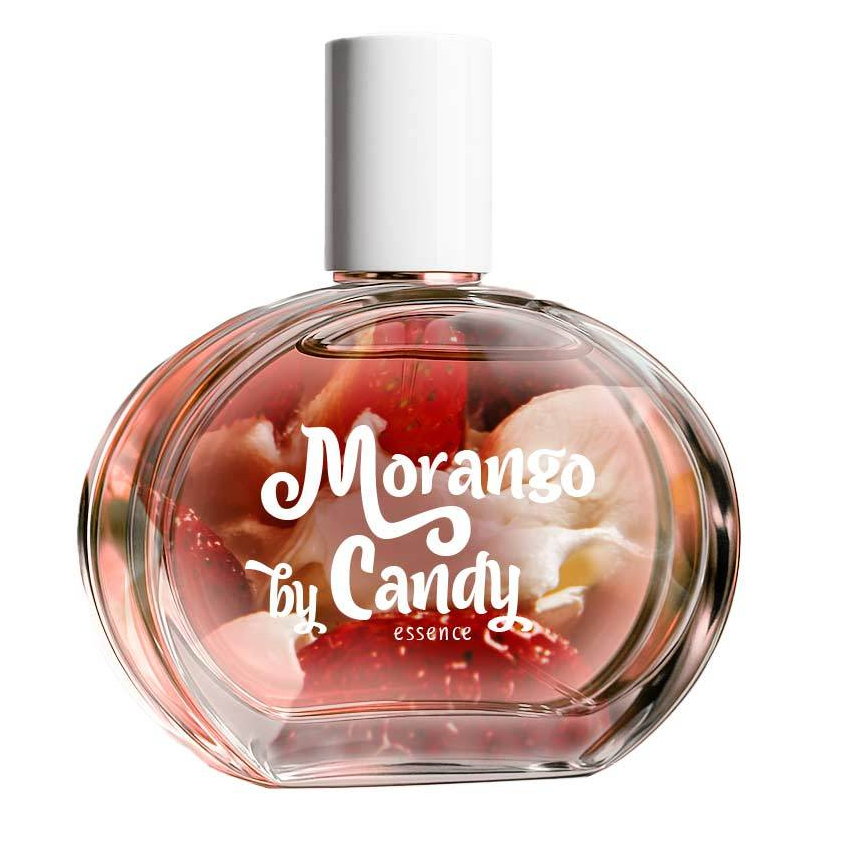 Kit Perfume Unissex Candy - Morango com Chantilly 100 ml + Perfume de bolso 7 ml
