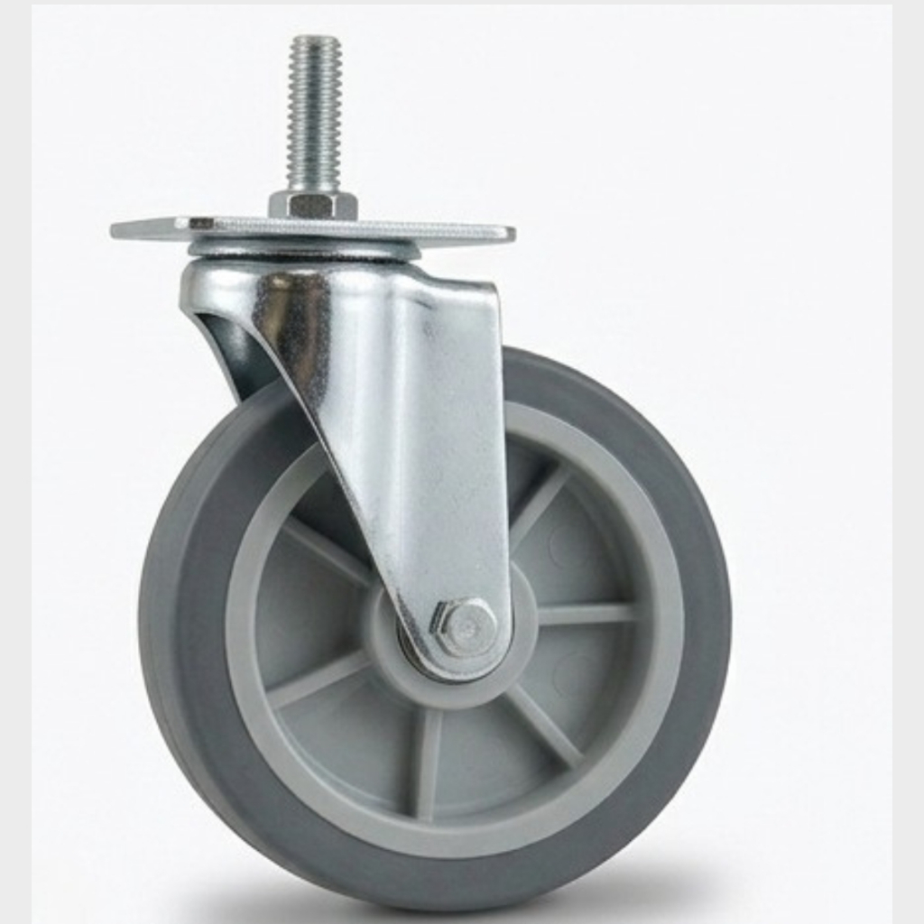 Roda Com Rodízio Para Carrinho De Supermercado Z&a Tpr 412