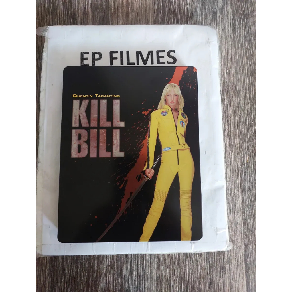 Blu-ray Steelbook Kill Bill 1 E 2 - Dub/leg (vide Descritivo). Novo