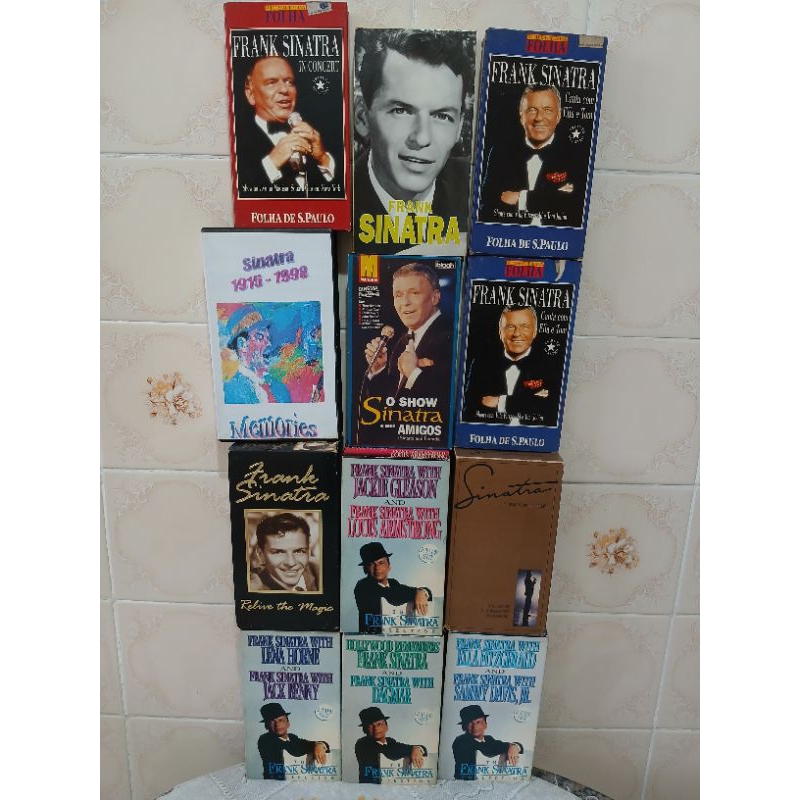 LOTE VHS FRANK SINATRA - NACIONAIS E IMPORTADOS