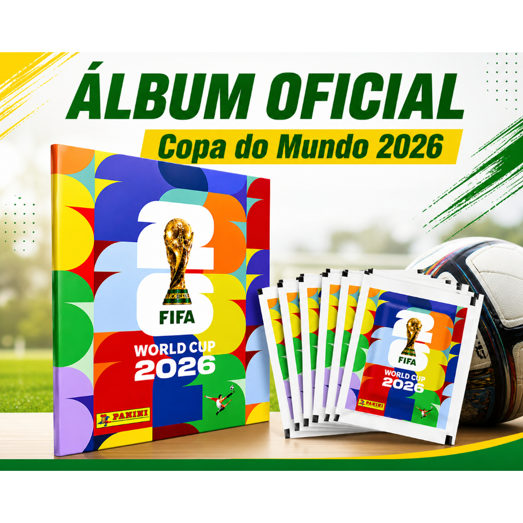 Álbum Oficial da Copa do Mundo 2026 Capa Flexível