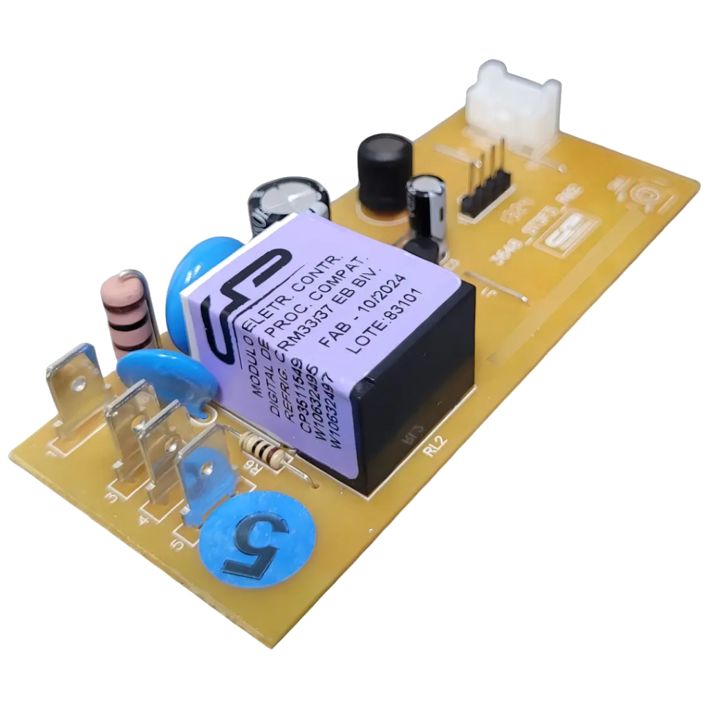 Placa De Controle Geladeira Crm33 Crm34 Crm37 W10632495 Cp