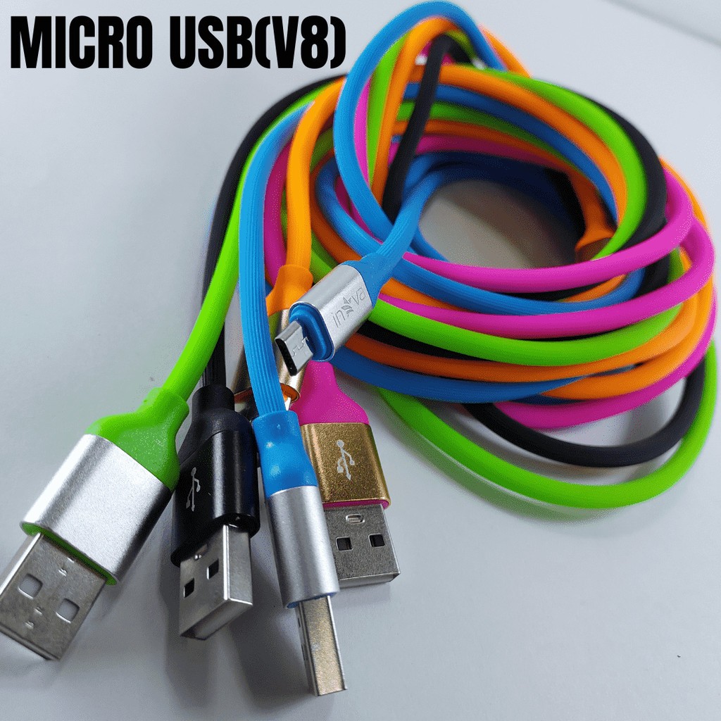 Cabo turbo emborrachado para celular iphone /tipo-c/ lightining resistente colorido