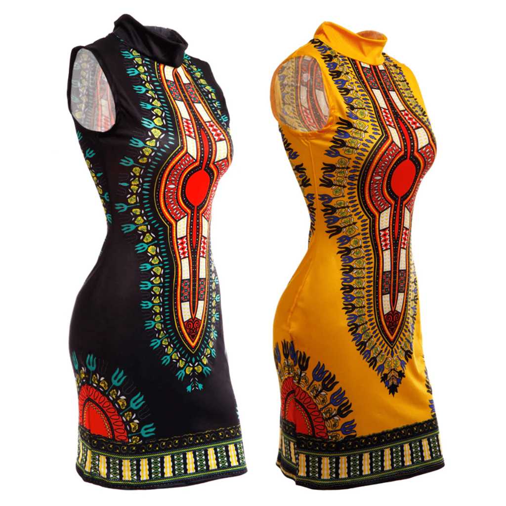 Vestido Curto Feminino Tubinho Vestido Feminino Elegante Vestido Midi Vestido Estampado Preto