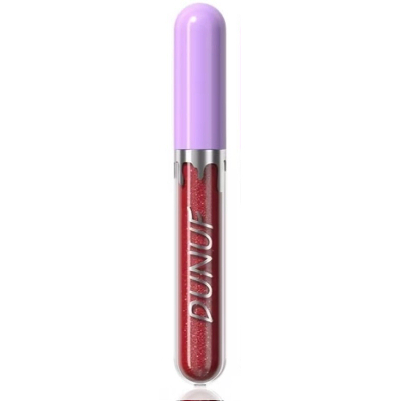 1 Gloss Labial de Longa Duração, Batom à Prova D'Água, Não Desbota, Não Gruda no Copo, Ideal para Iniciantes, Presente