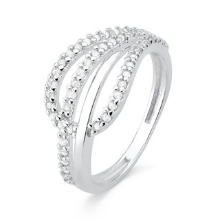Anel de Prata 925 Aros Cravejados