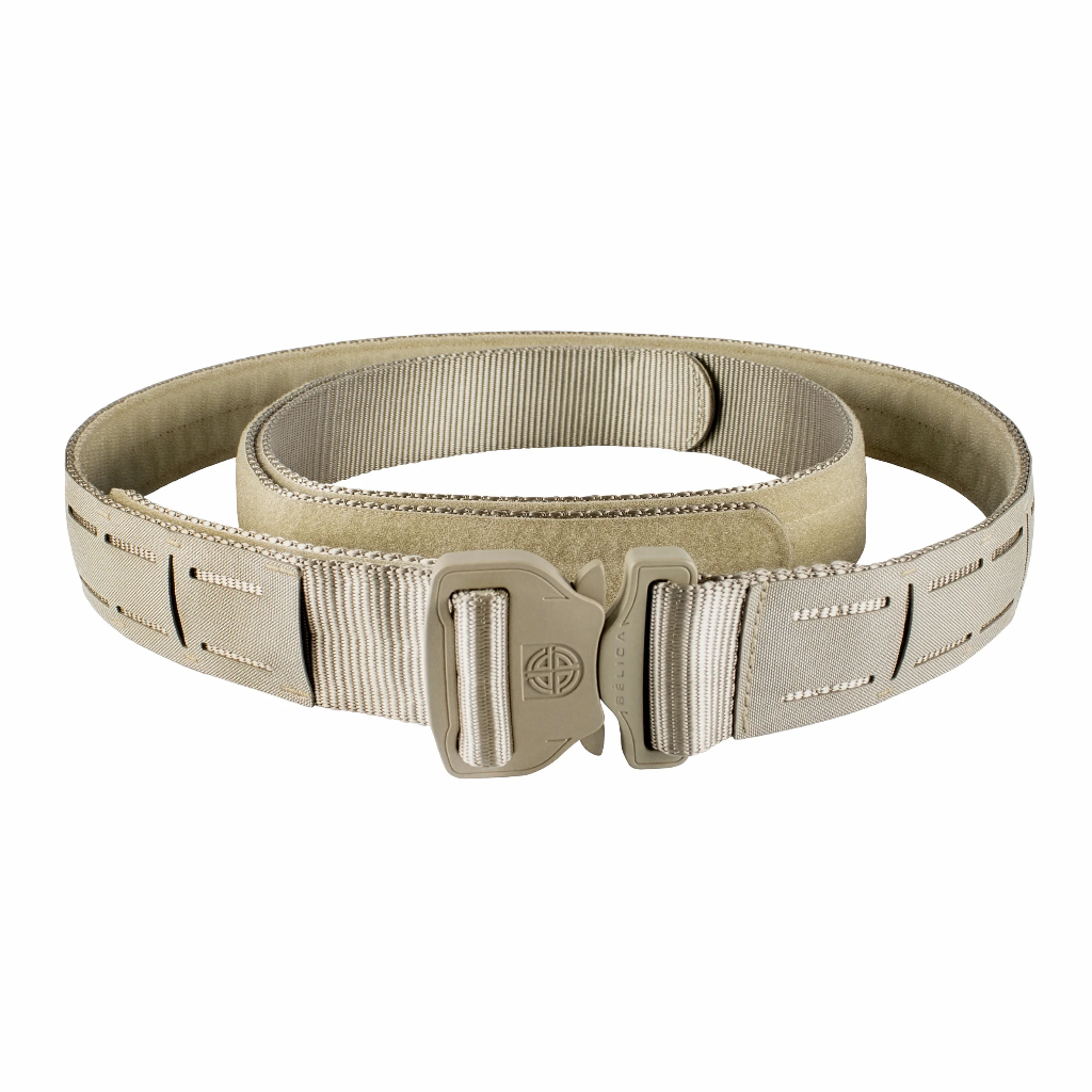 Cinto Tático Modular MOLLE Raptor Bélica Coyote | Militar Policial Airsoft Resistente