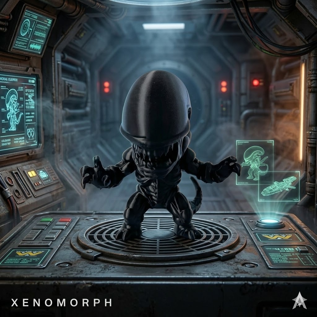 Alien Xenomorfo - Miniatura FIlme Alien Terror - Decorativo