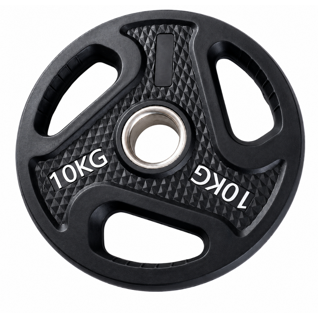 Anilha Emborrachada 10kg Ahead Sports Profissional para Musculação Academia e Home Gym Olímpica 51mm