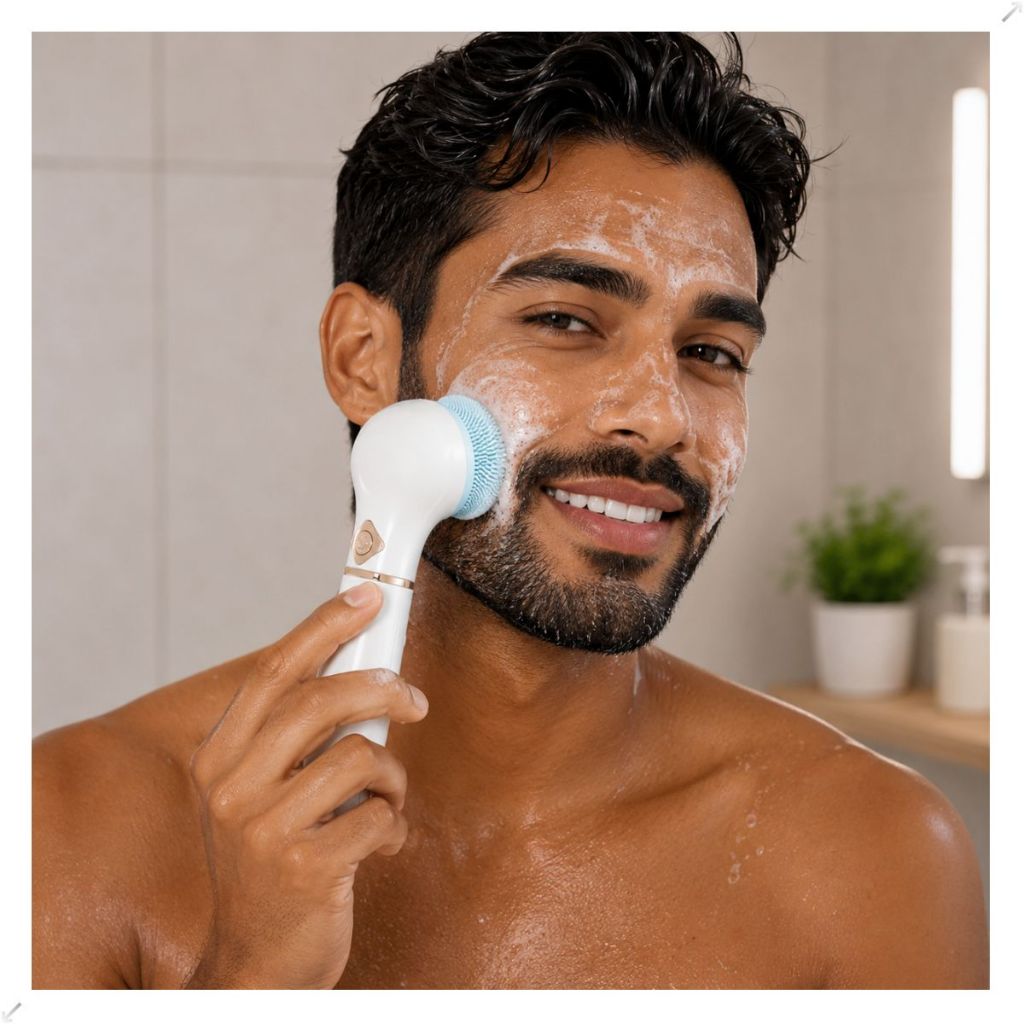 Escova Elétrica Limpeza Facial Massageadora