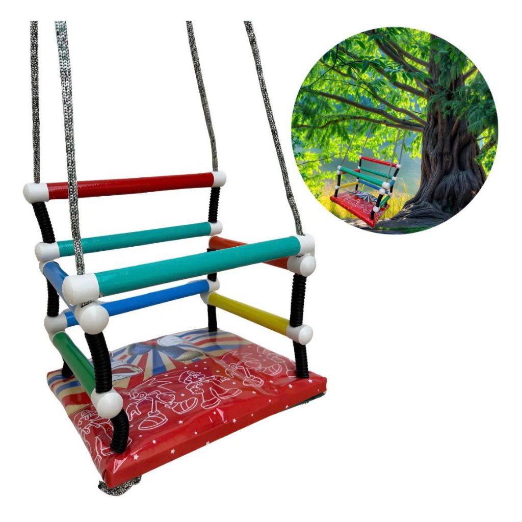 Cadeirinha de Balanço Reforçada para Crianças. Design Ergonômico que garante a alegria do seu filho no dia a dia.