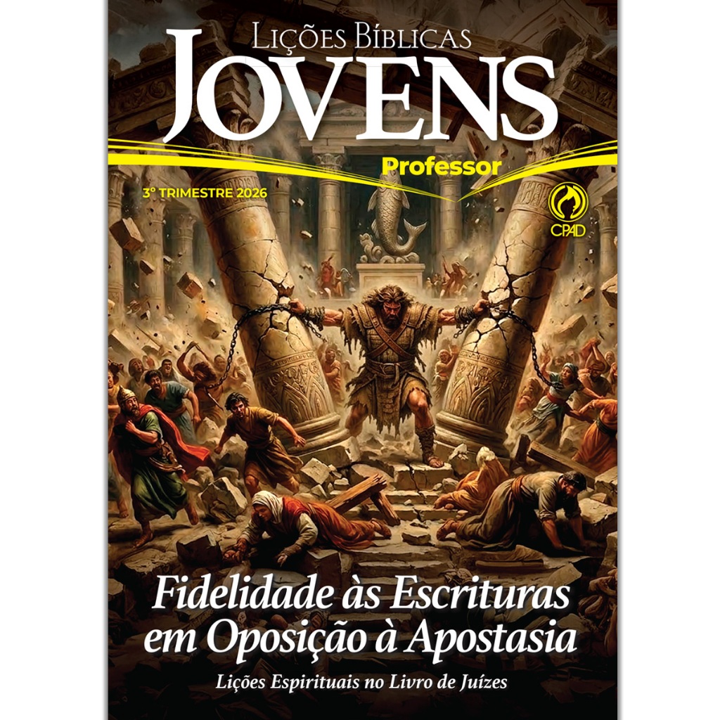 Lições Bíblicas Professor | Jovens | 3° Trimestre 2026 | CPAD - Revista - PE