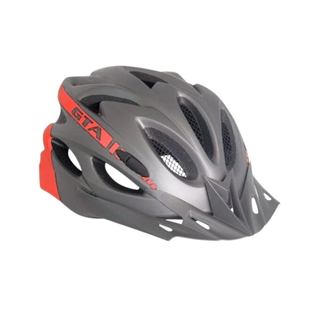 Capacete Inmold GTA NX 58-62 Cinza/Verm 18F