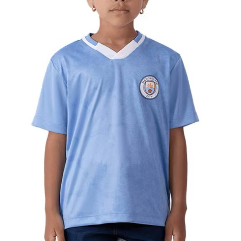 Camisa Torcedor Juvenil Manchester City Lancashire/Citizen/Irwell/Maine Oficial
