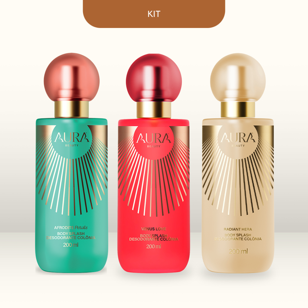 Kit Loba 2.0: Petals + Venus Love + Radiant Hera 200ml