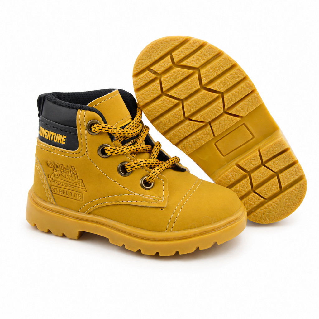 Bota Infantil Bebê Estilo Coturno – Conforto para Meninos e Meninas com Envio Imediato Baby