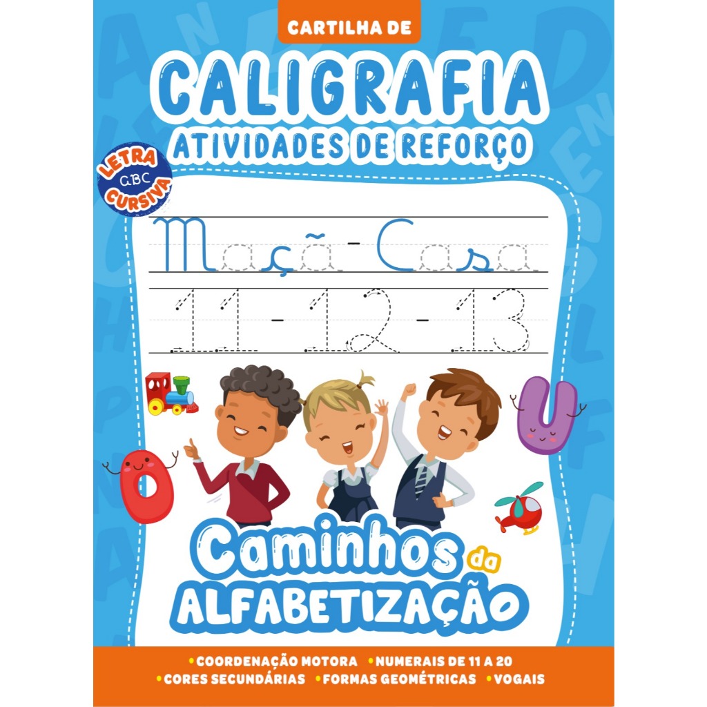 Cartilha Caminhos da Alfabetização - Caligrafia e Atividades de Reforço Vol. 02