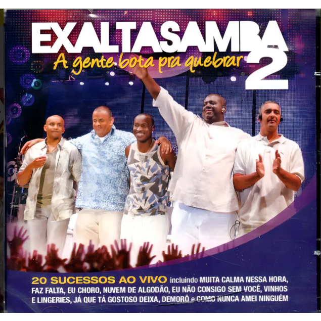 Cd Exaltasamba Bota Pra Quebrar Vol 2 Ao Vivo SAMBA PAGODE ORIGINAL LACRADO