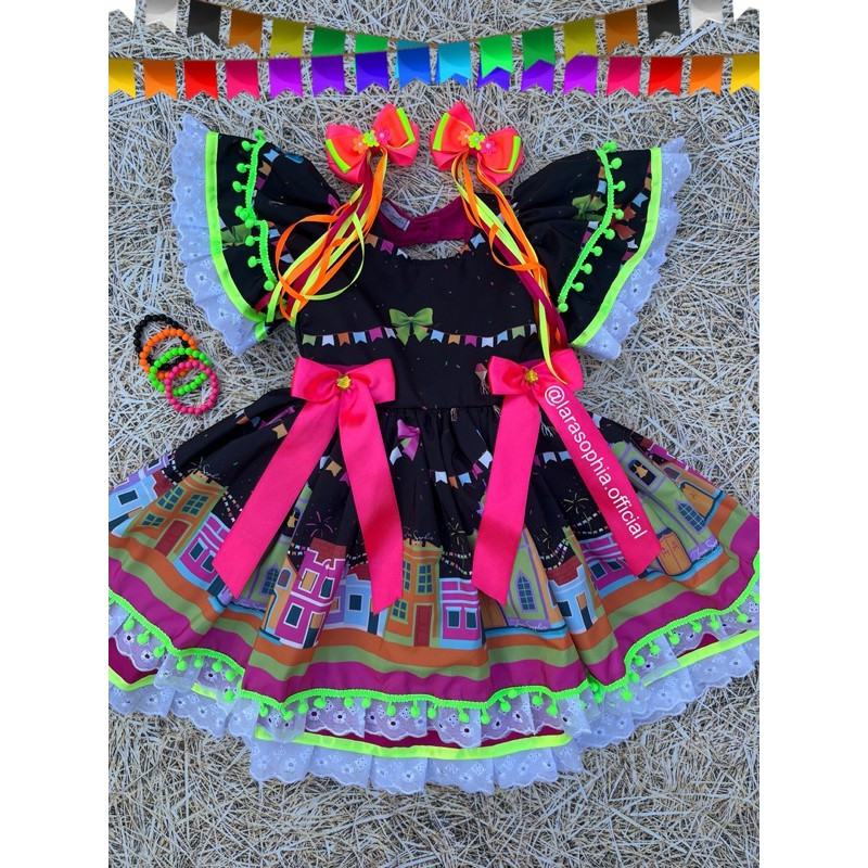 Vestido Casinhas Juninas
