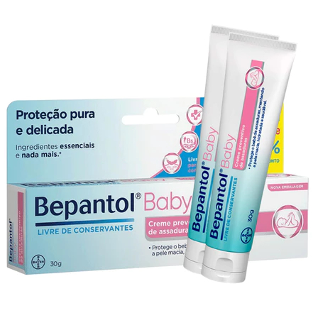 KIT C/2 UN Bepantol Baby 30g Creme Preventivo De Assaduras