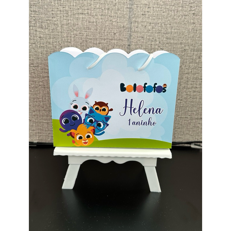Sacolinha BOLOFOFO personalizada | PEGUE E MONTE | Lembrancinha | Festa Infantil | Aniversário
