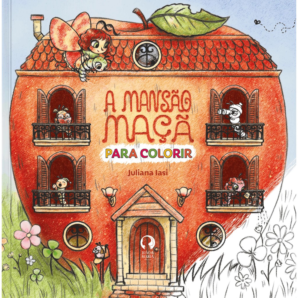 Livro Para Colorir A Mansão Maçã | Edição Limitada e Exclusiva | Caderno de Atividades para Crianças Fãs do Livro