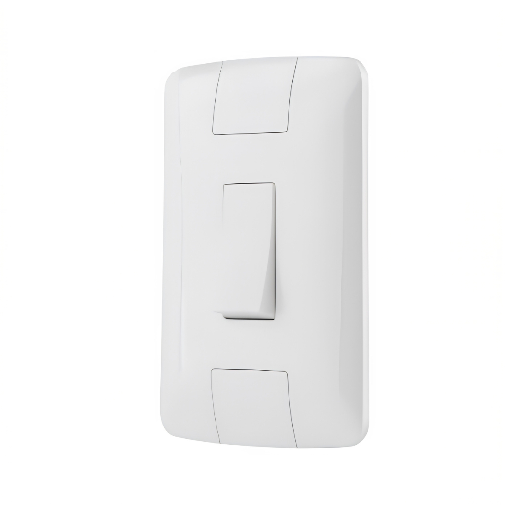 Interruptor Paralelo Branco 6A 250V Durável Para Iluminação Residencial