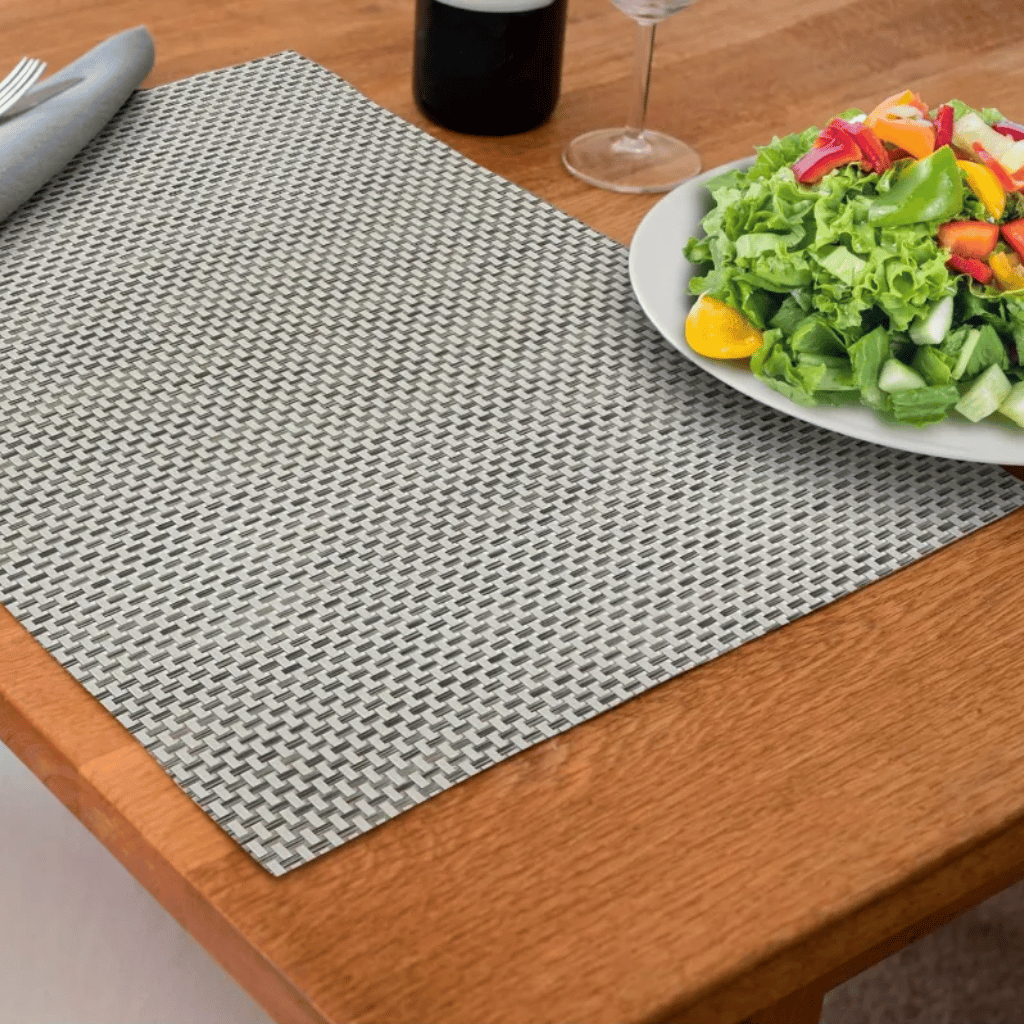 Jogo Americano de Mesa 8 Peças Souplast 4 Porta Copos + 4 Porta Pratos Elegante Moderno Lavavel