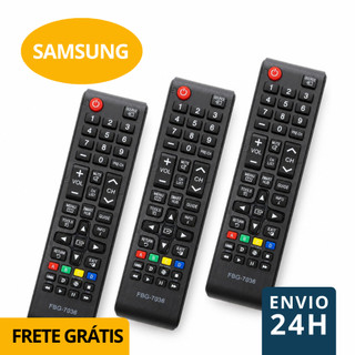 Kit Controle Remoto Compatível TV Samsung Smart LED LCD Controle Remoto Universal