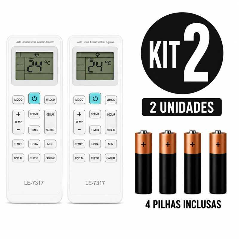Controle Remoto Para Ar Condicionado Split Philco /Britânia Pac24000ifm15 Pac9qc Pas9qt
