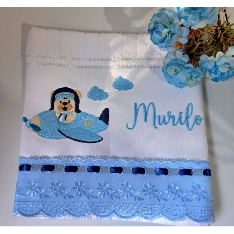 toalha de boca toalha de mão bordada toalha infantil bebê toalha dohler🤩