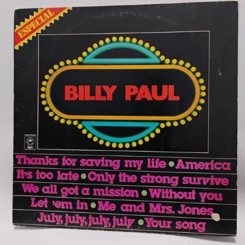 LP - BILLY PAUL.  .  < ;- ) SEGUE A GENTE AÍ <3