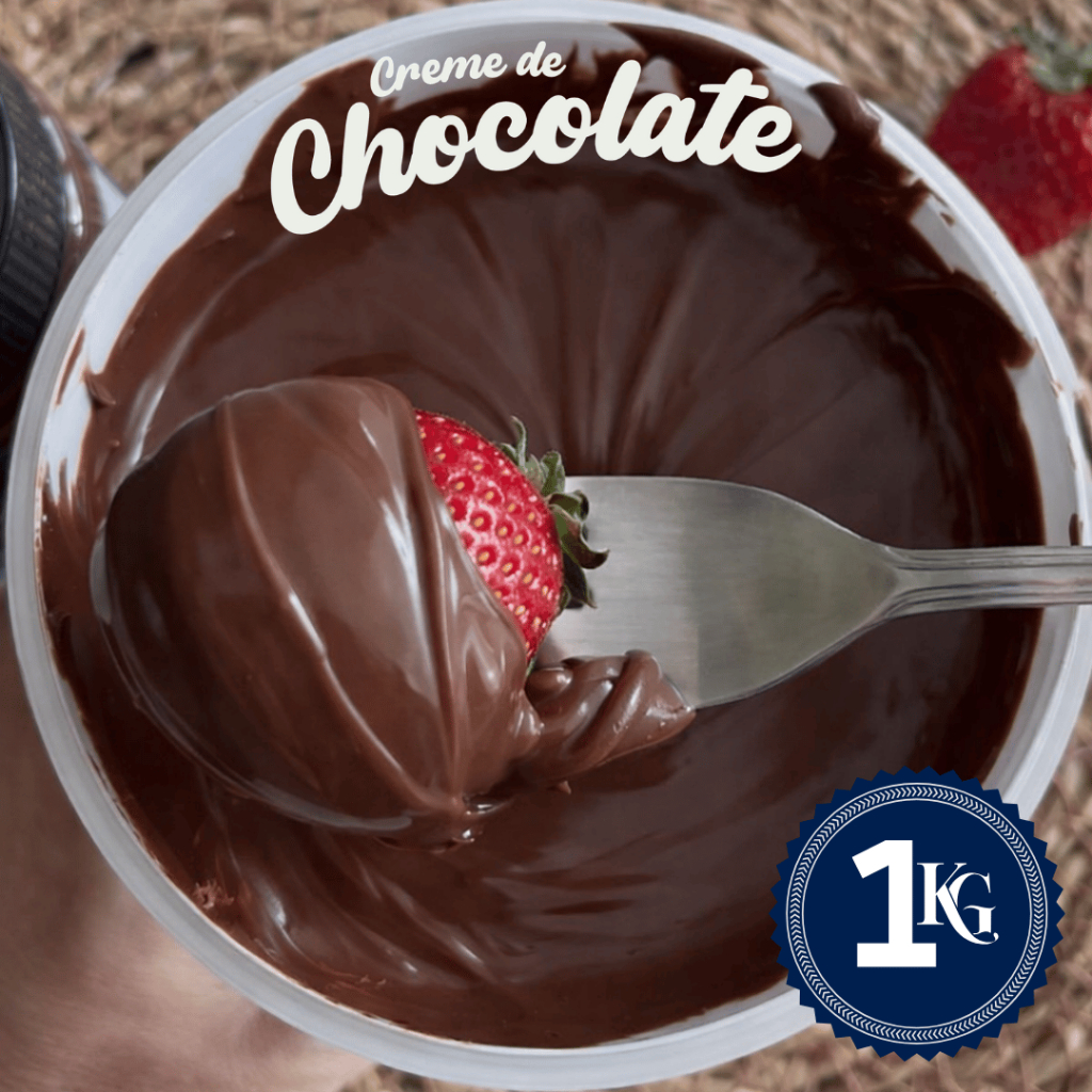 Creme Ganache de Chocolate La Ben 1kg - Doces no pote
