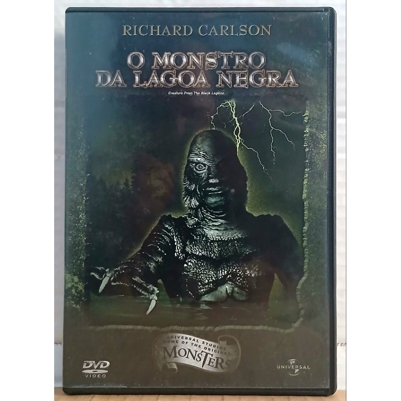 Dvd Duplo O Monstro da Lagoa Negra - Richard Carlson - Raridade Original Usado
