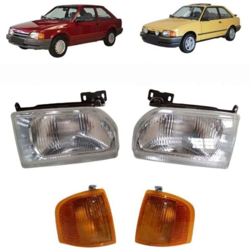 PAR FAROL ESCORT 87 88 89 90 91 92 HOBBY 93 94 95 96 + SETAS LARANJA