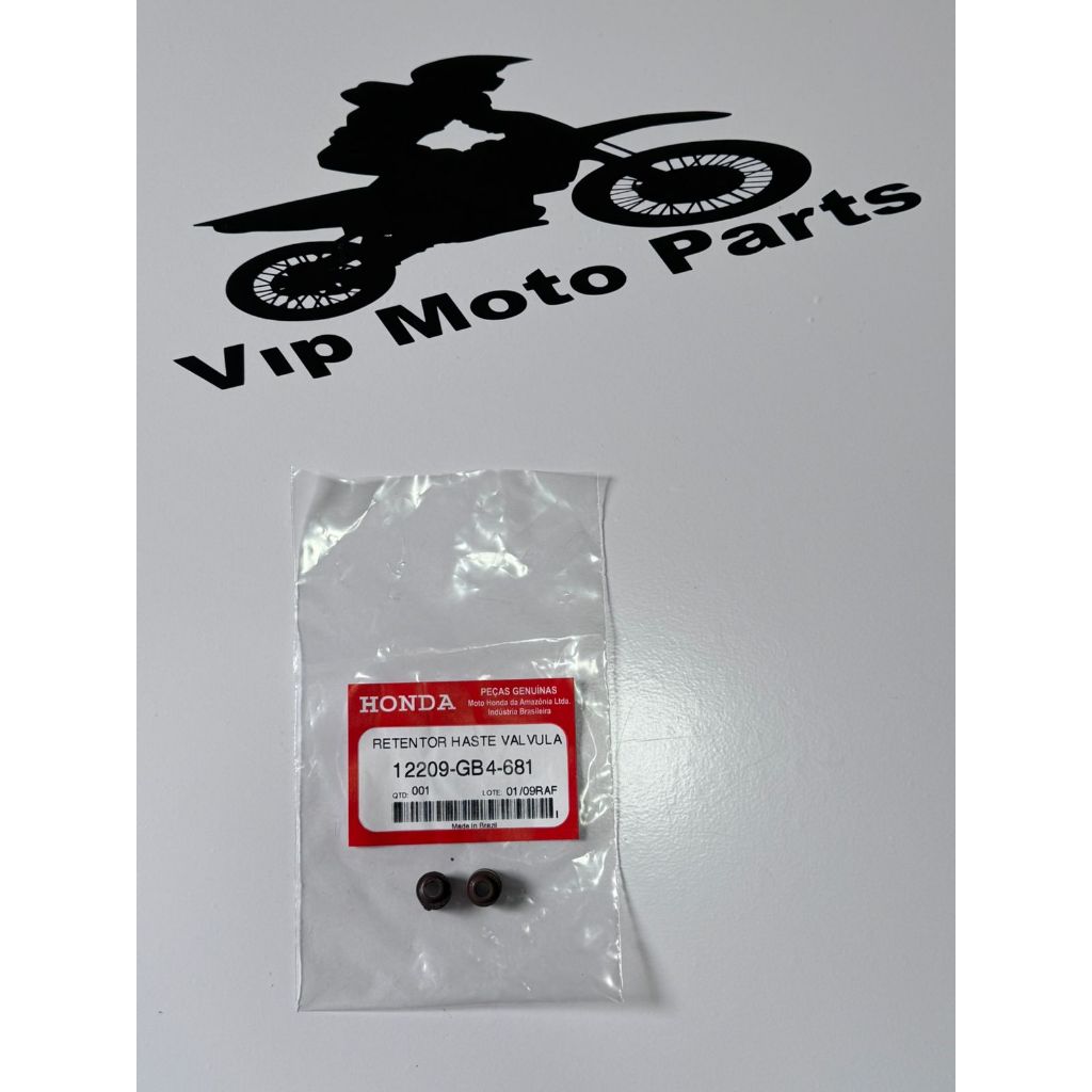 Par Retentor de Válvulas Honda -  CG 150/125 - Titan 02/03 - NXR 125 - Bros C100 - Biz XR 250
