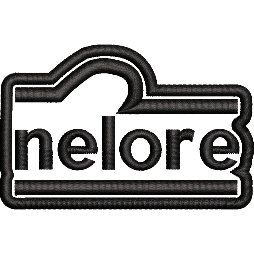 Patch Bordado Nelore 7,5cm Várias Cores Termocolante Liso ou Velcro
