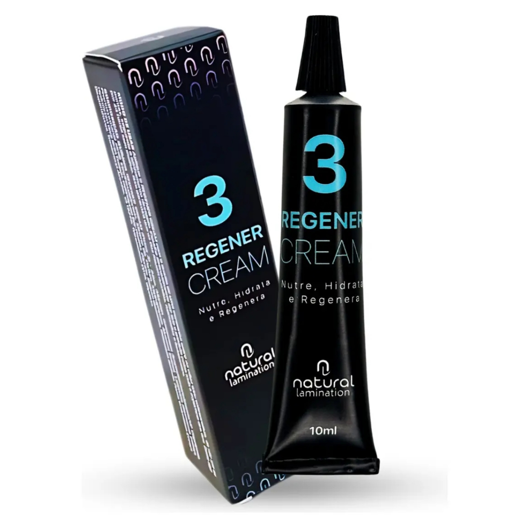 Passo 3 Regener Cream Natural Lamination Creme Regenerador Cílios E Sobrancelhas Lash Lifting e Brow