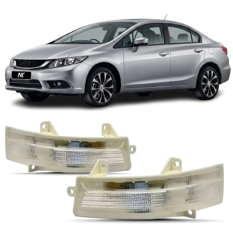 Par/ Un Pisca Retrovisor Civic 2012 2013 2014 2015 2016